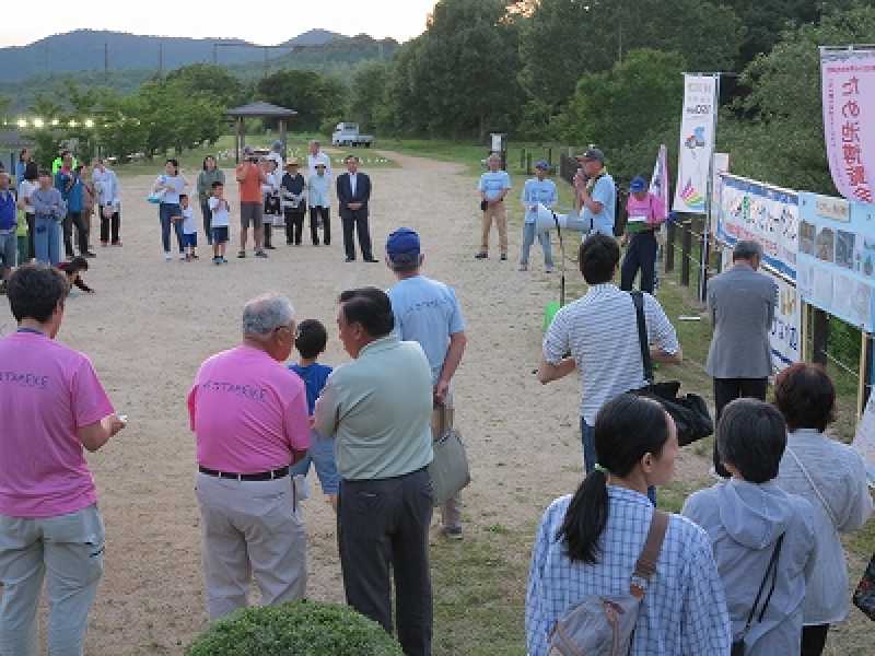 魚橋鴻ノ池　蛍の夕べ（『ため池博覧会2018』⑨）